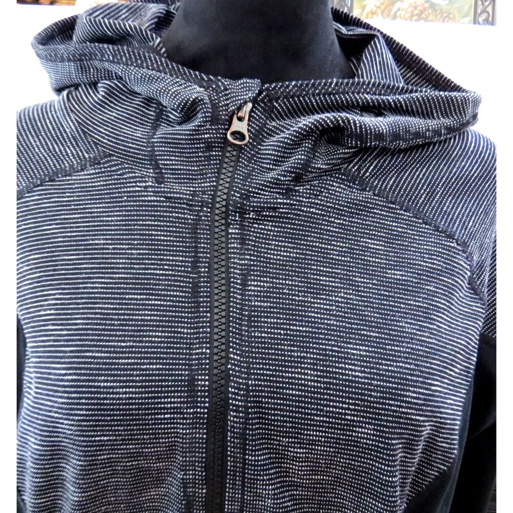 Zella Full zip hoodie  black/white  Small GUC - Picture 3 of 11